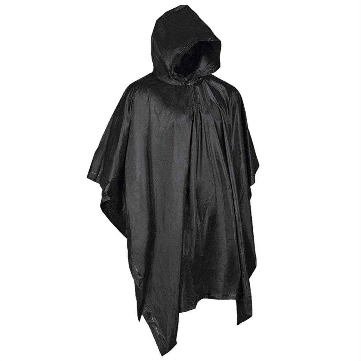 MIL-TEC Poncho Hooded mångsidig vattentät nätväska medföljer Svart