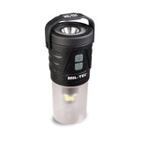 MIL-TEC Uppladdningsbar LED-lykta Camping Ficklampa Outdoor USB-C 410 Lumen