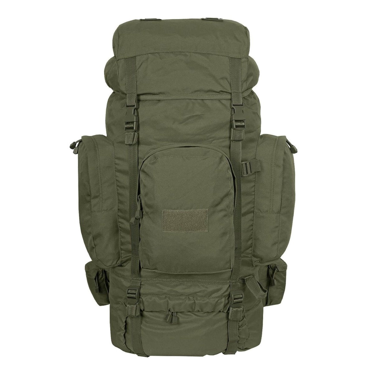 Mil-Tec Recom vandring ryggsäck Taktisk ryggsäck Trekking Daypack Olive 88L stor