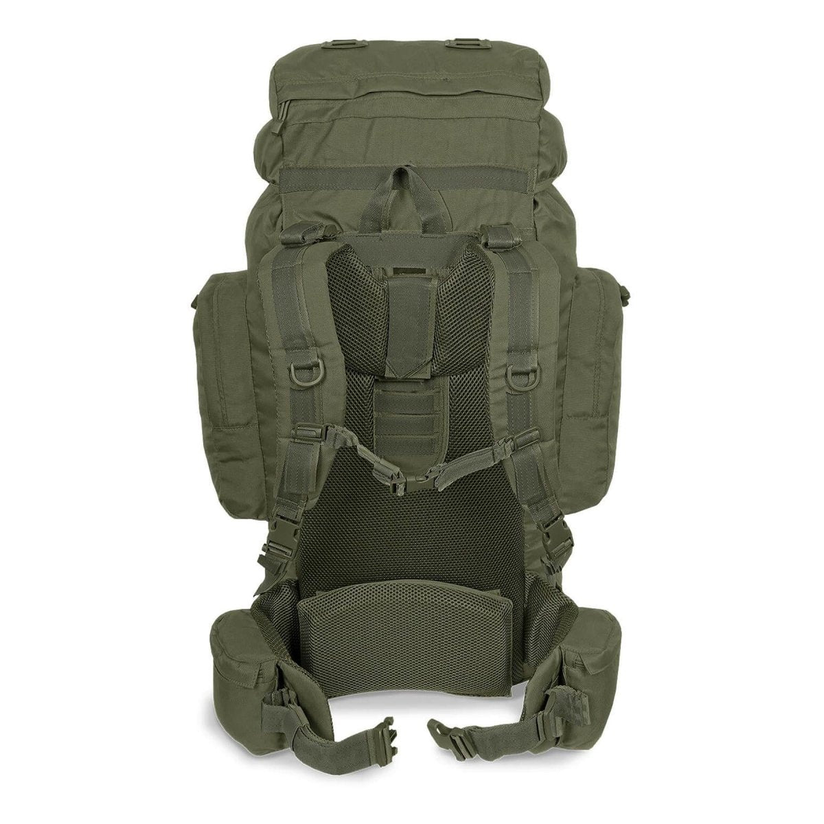 Mil-Tec Recom vandring ryggsäck Taktisk ryggsäck Trekking Daypack Olive 88L stor