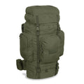Mil-Tec Recom vandring ryggsäck Taktisk ryggsäck Trekking Daypack Olive 88L stor