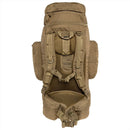 MIL-TEC RECOM Tactical Backpack 88L Adjustable Shoulder Straps Rain Cover - GoMilitar