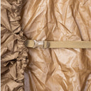 MIL-TEC ryggsäcksöverdrag Justerbart polyuretanbelagt regnskydd till 80L Coyote