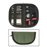 Mil-Tec sömnadssats påse Travel Camping Reparation Survival Set Olive Darb