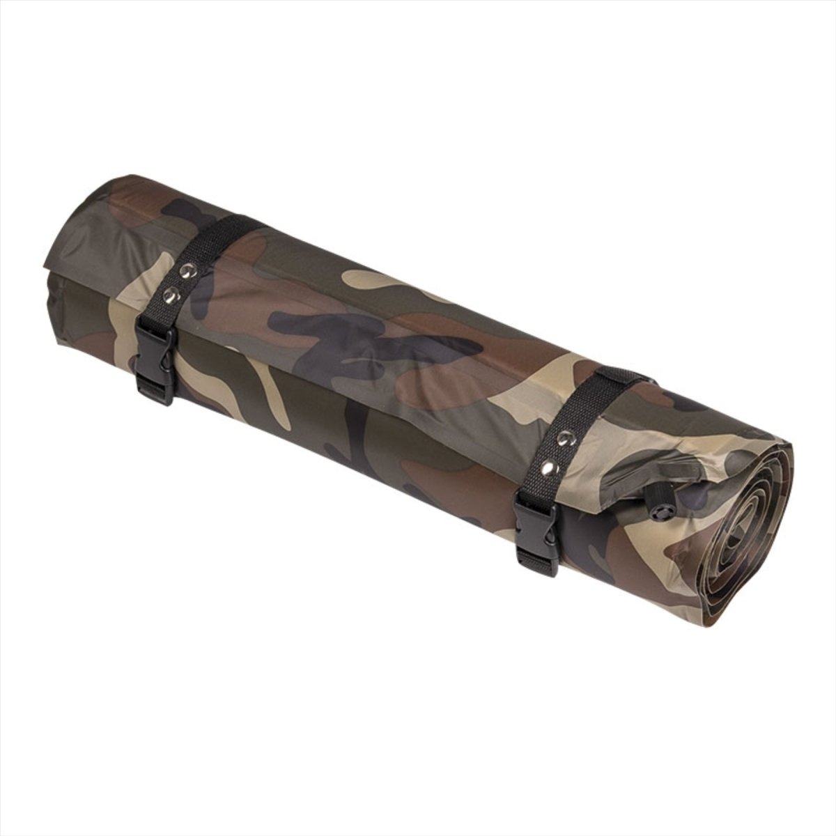 Mil-Tec Sleeping Pad 185cm Självuppblåsbar MATRESS WOODLAND CAMOUFLAGE