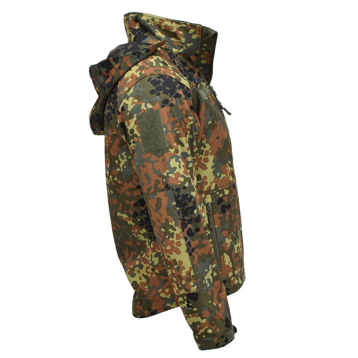 Mil-tec softshell jacka scu 14 tyska flecktran camo utomhus vandring ytterkläder