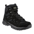 Mil-Tec Squad Boots Mid Calf Round Sole Camping Outdoor Black Suede Footwear