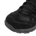 Mil-Tec Squad Boots Mid Calf Round Sole Camping Outdoor Black Suede Footwear