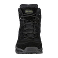 Mil-Tec Squad Boots Mid Calf Round Sole Camping Outdoor Black Suede Footwear