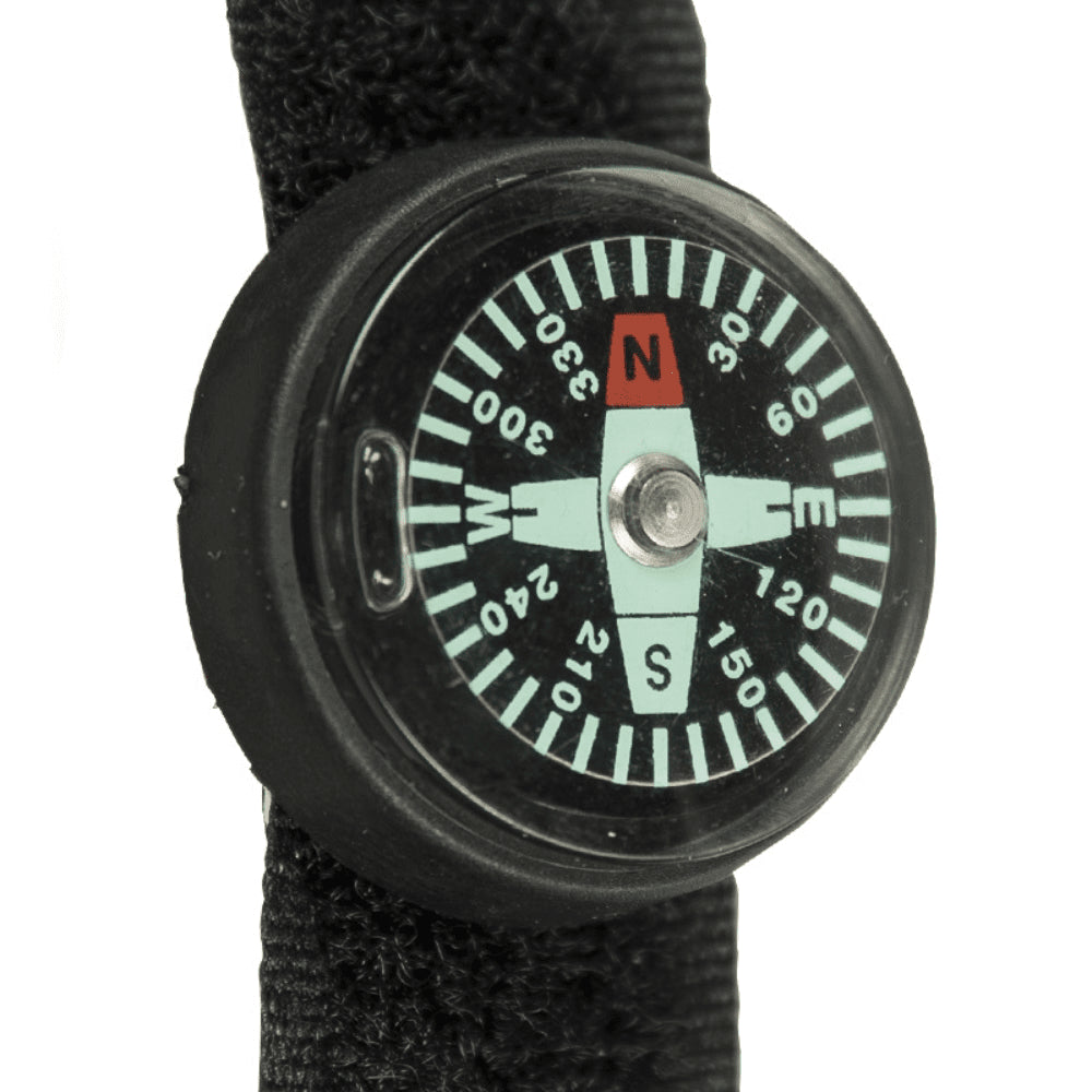 Mil-Tec Strap Compass 360 Graduation Watch Band Vandringsnavigering utomhus