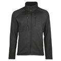 Mil-Tec Structure Fleecejacka Varm Tactical Outdoor Zip Ficka Svart