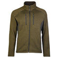 Mil-Tec Structure Fleecejacka Varm Tactical Outdoor Zip-fickor Olive