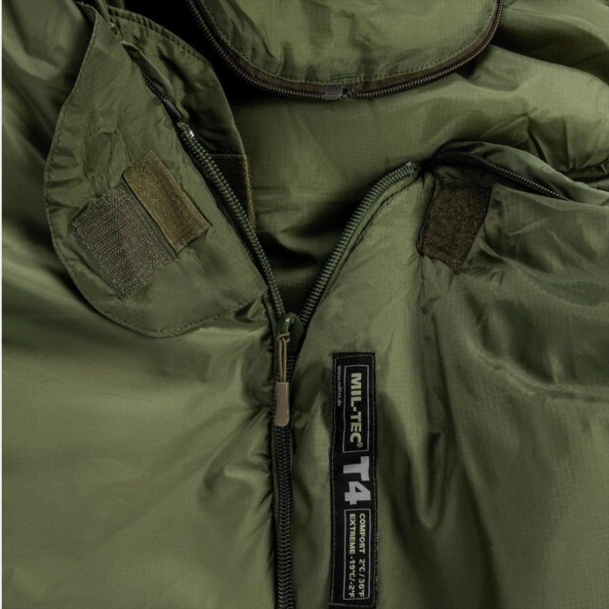 Mil-tec Tactical 4 Sleeping Bag Teflon Coated Thermolite Isolation Olive