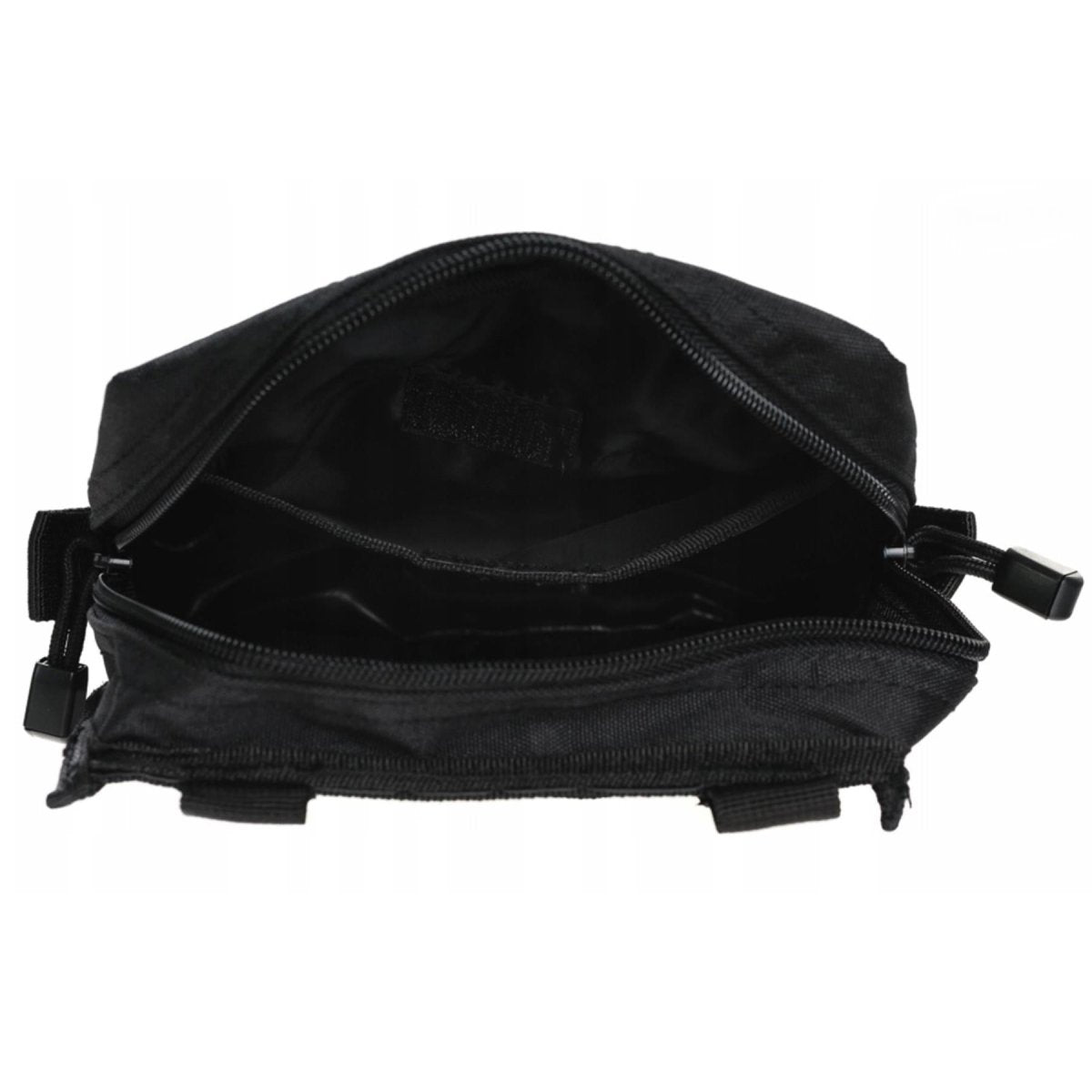 Mil-Tec Tactical Belt Pouch Molle Attachment dragkedja Stängningsverktygsväska svart