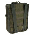 MIL-TEC Tactical Belt Pouch Molle Attachment dragkedja Stängningsverktyg påse oliv