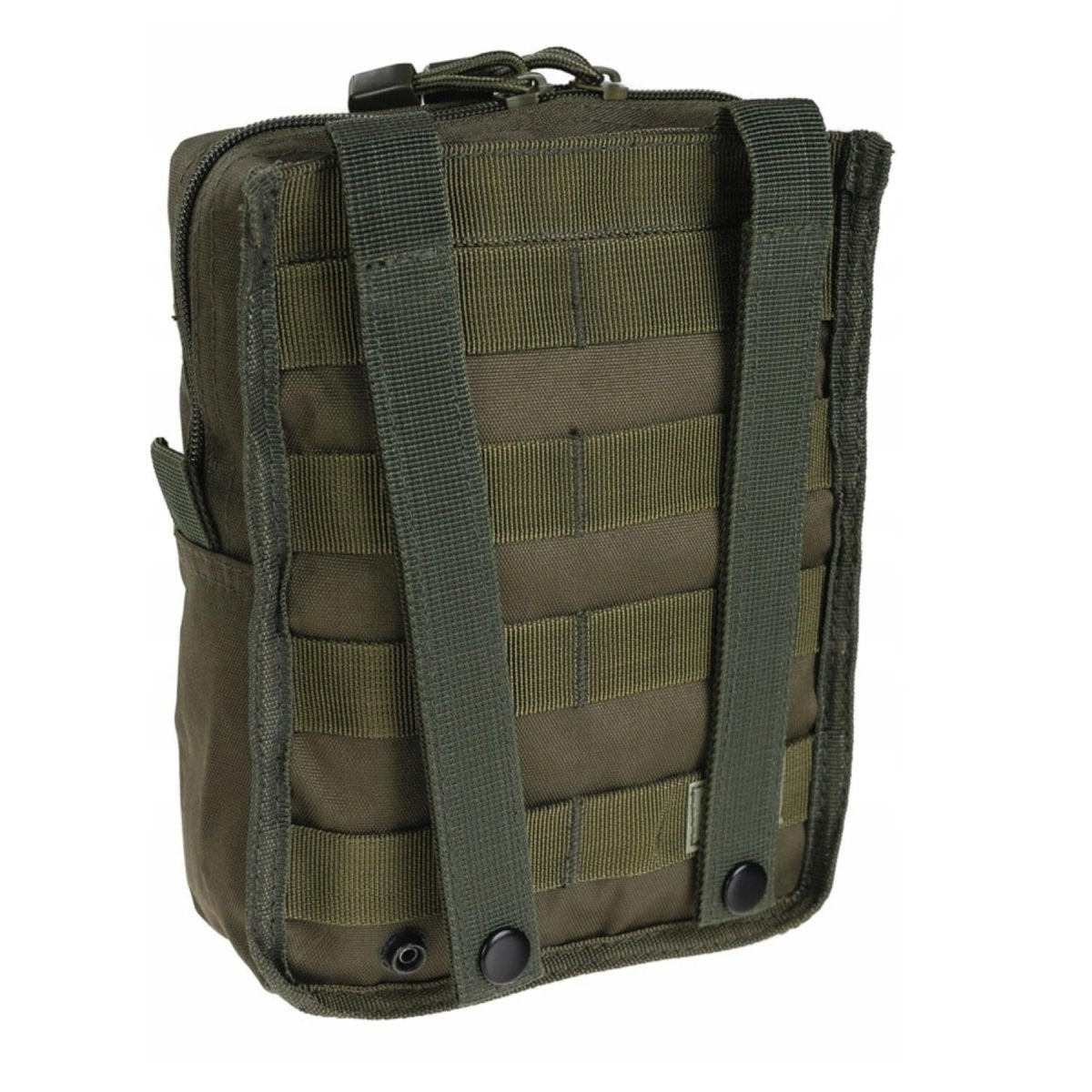 MIL-TEC Tactical Belt Pouch Molle Attachment dragkedja Stängningsverktyg påse oliv