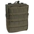 MIL-TEC Tactical Belt Pouch Molle Attachment dragkedja Stängningsverktyg påse oliv