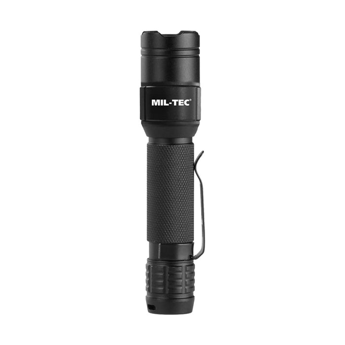 MIL - TEC Tactical Flashlight 450 Lumen USB - C Rechargeable Tail Switch Cree - GoMilitar