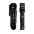 MIL-TEC Tactical Ficklampa 450 Lumen USB-C Uppladdningsbar Tail Switch Cree