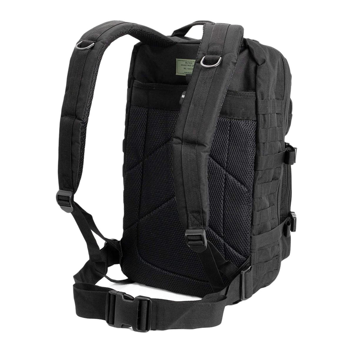 Mil-Tec U.S. Assault 36L ryggsäck Trekking Rucksack vandring utomhus dagpack svart