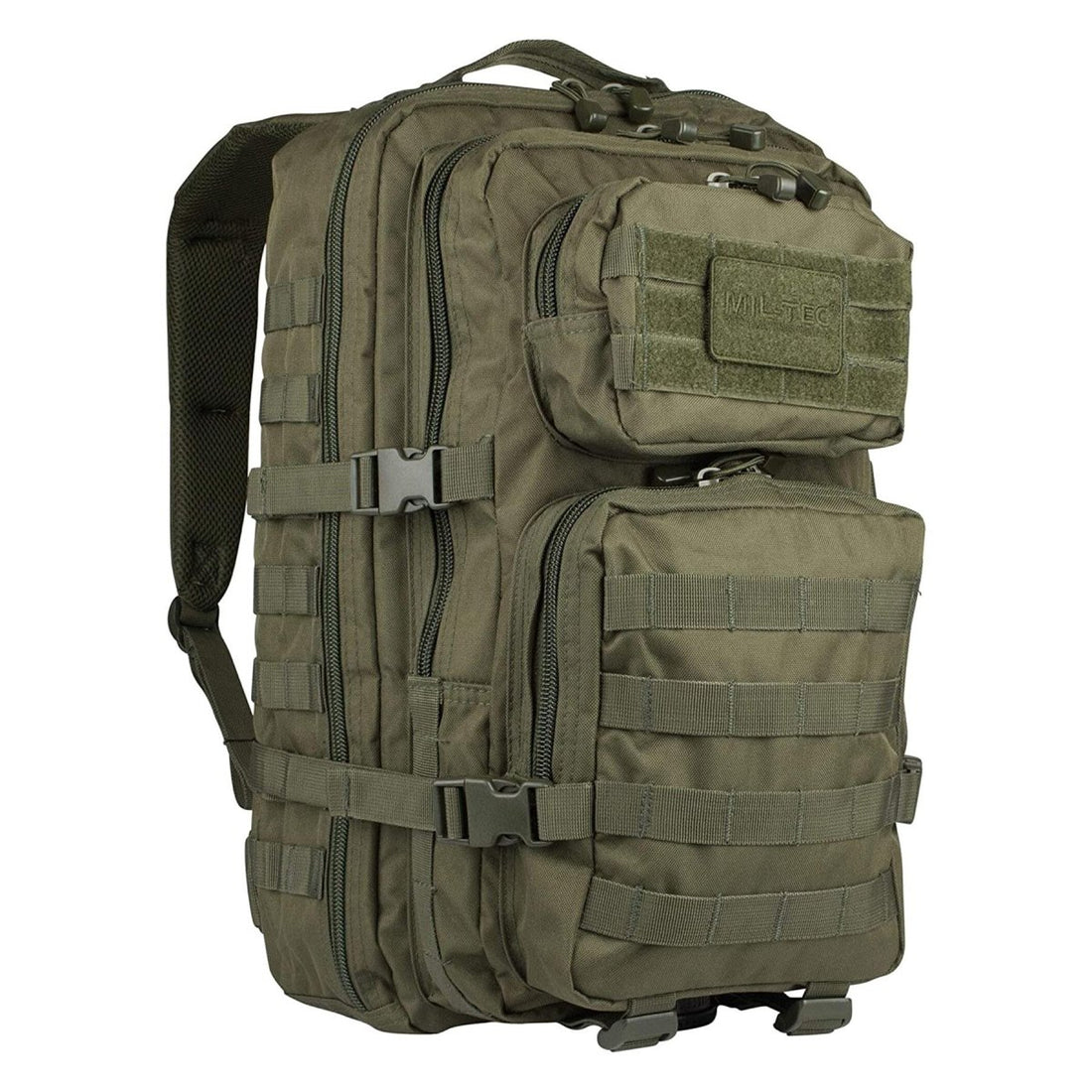 MIL-TEC U.S. Assault Combat ryggsäck TREKKING Vandring utomhus ryggsäck 36L oliv