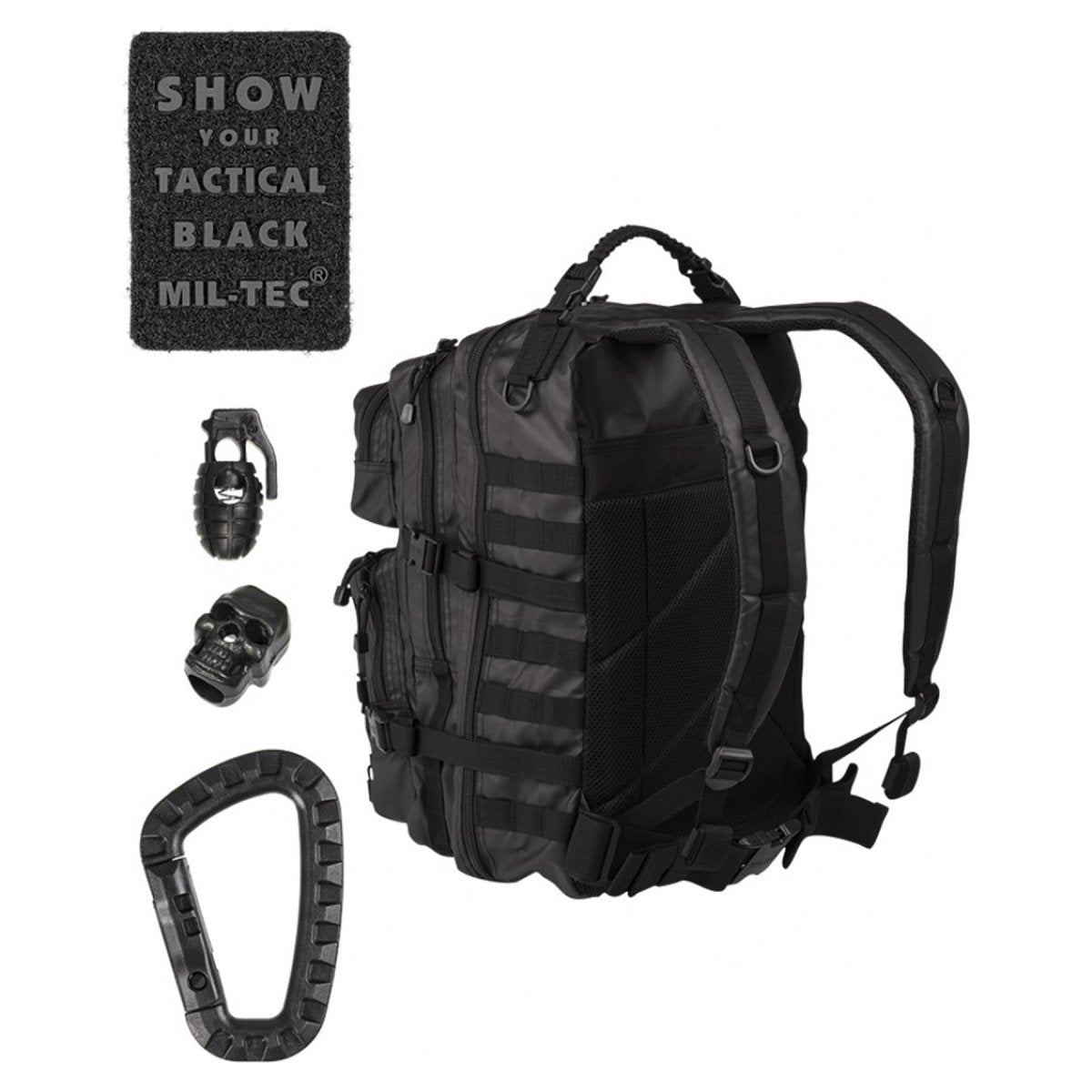 MIL-TEC U.S. Assault Ranger Tactical Rackpack PVC Coated 36Liters vandring Dagspack