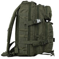 MIL-TEC U.S. Assault Style Tactical Ryggsäck 20L Vandring utomhus Daypack Olive