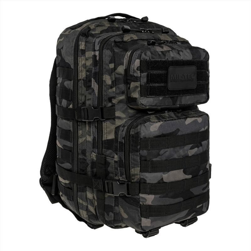Mil-tec amerikansk attack taktisk ryggsäck 36L ergonomisk bildade vadderade axlar