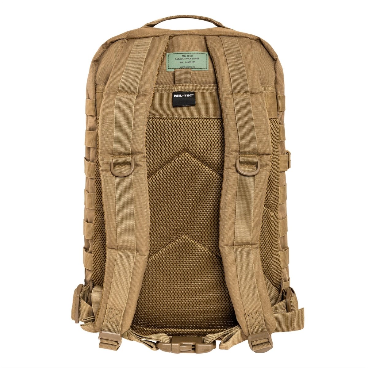 Mil-tec amerikansk attack taktisk ryggsäck 36L ergonomisk bildade vadderade axlar
