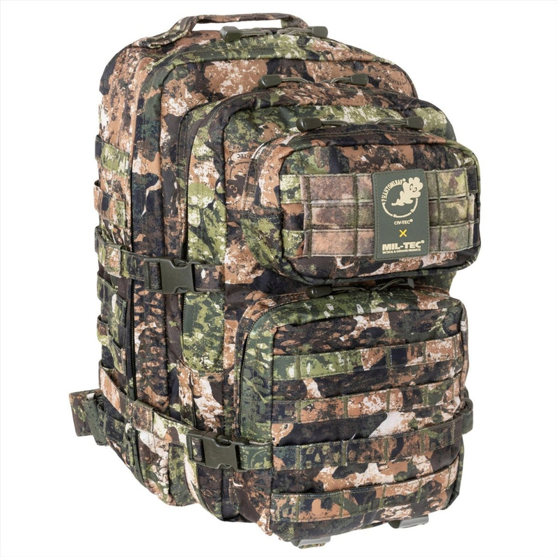 Mil-tec amerikansk attack taktisk ryggsäck 36L ergonomisk bildade vadderade axlar