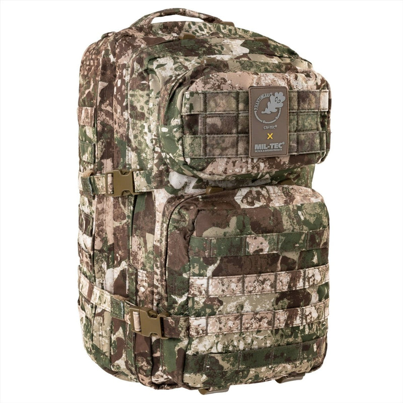 Mil-tec amerikansk attack taktisk ryggsäck 36L ergonomisk bildade vadderade axlar