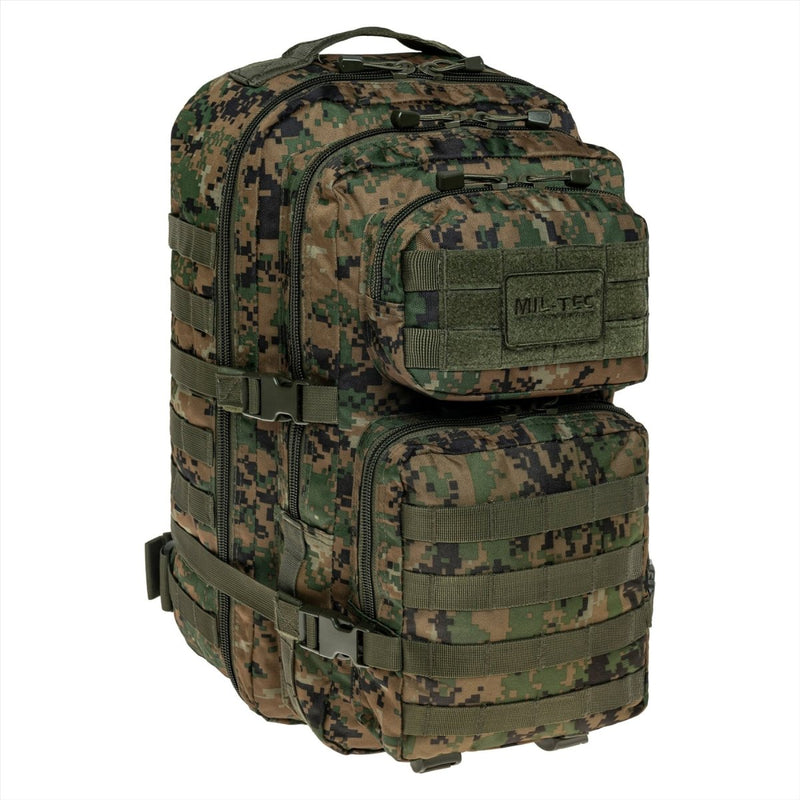 Mil-tec amerikansk attack taktisk ryggsäck 36L ergonomisk bildade vadderade axlar