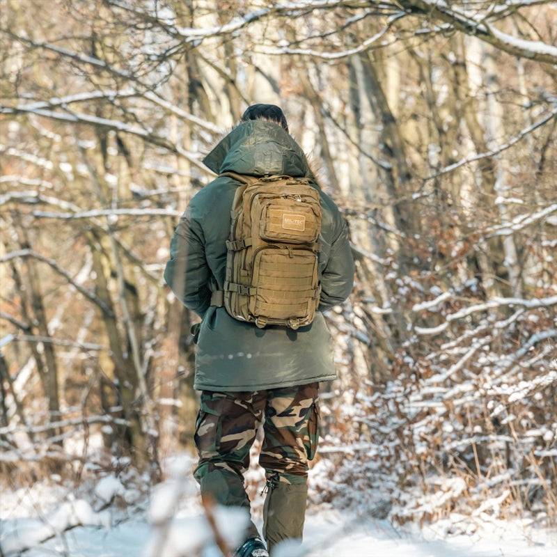 Mil-tec amerikansk attack taktisk ryggsäck 36L ergonomisk bildade vadderade axlar