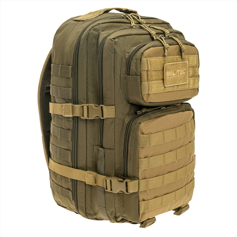 Mil-tec amerikansk attack taktisk ryggsäck 36L ergonomisk bildade vadderade axlar