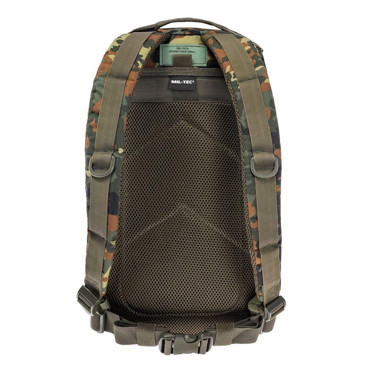 MIL-TEC U.S. Assault Tactical Ryggsäck Trekking Flecktarn 20Liter Vandring Dagspack
