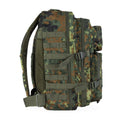 Mil-Tec U.S. Assault Trekking Ruckssack Stor 36L ryggsäck Flecktarn Daypack Väska