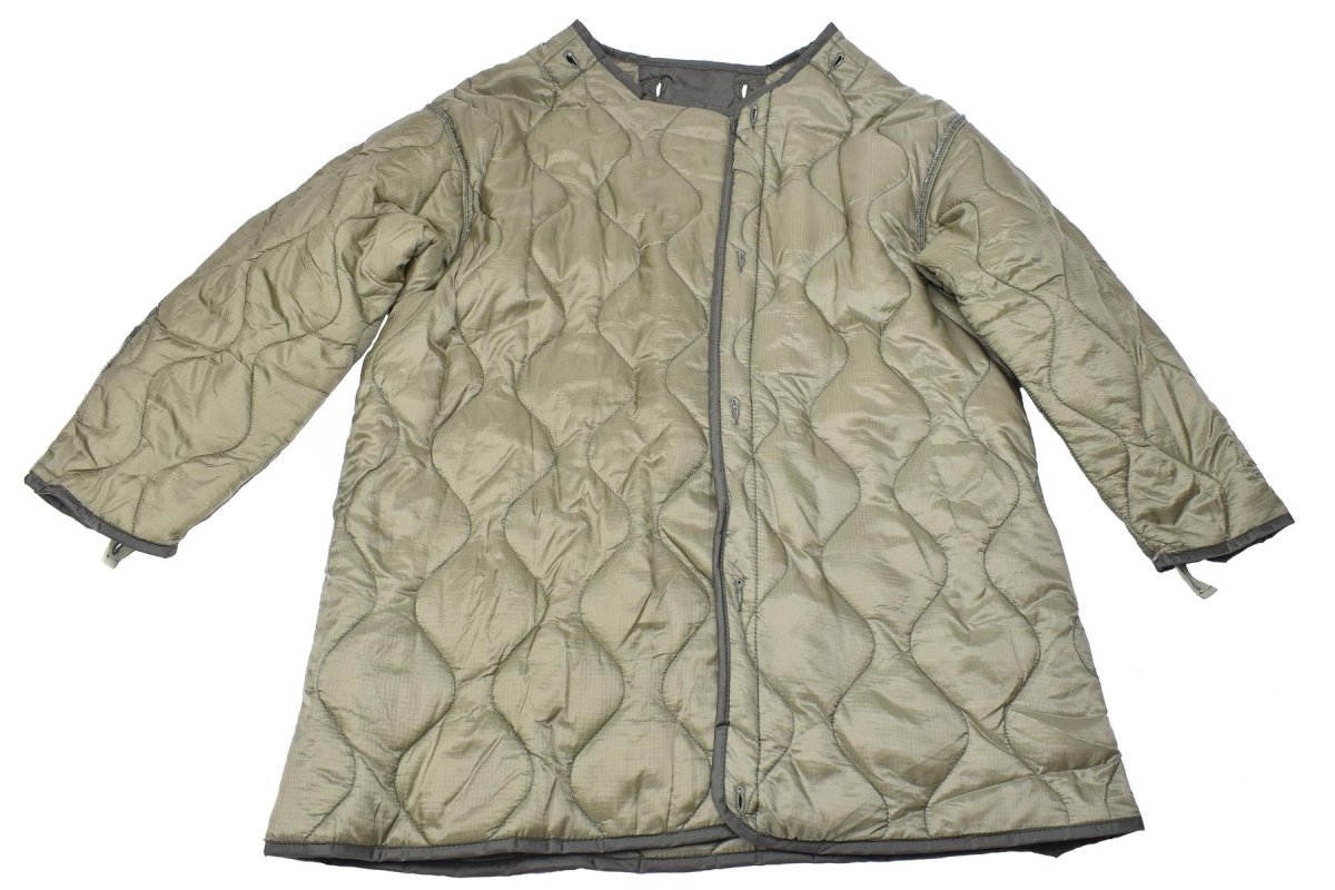 MIL-TEC U.S. Military Style M51 Hooded Parka quiltad löstagbar foder Olive New
