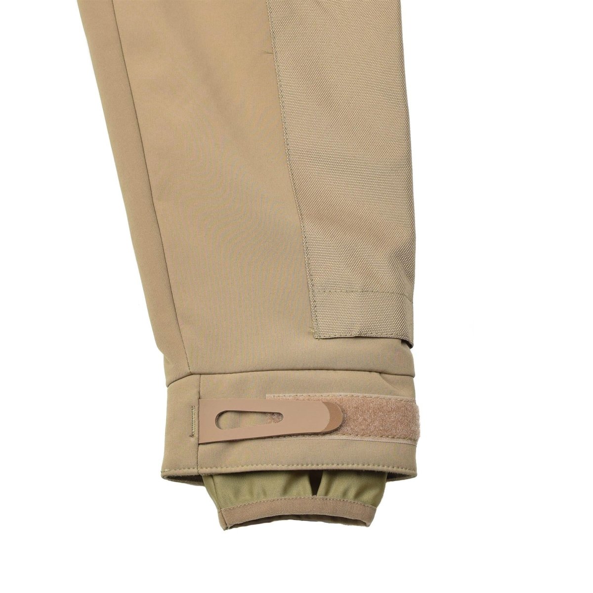 Mil-tec vindtät vandringsjacka Soft Shell Stormproof Zips Fleece Liner Coyote