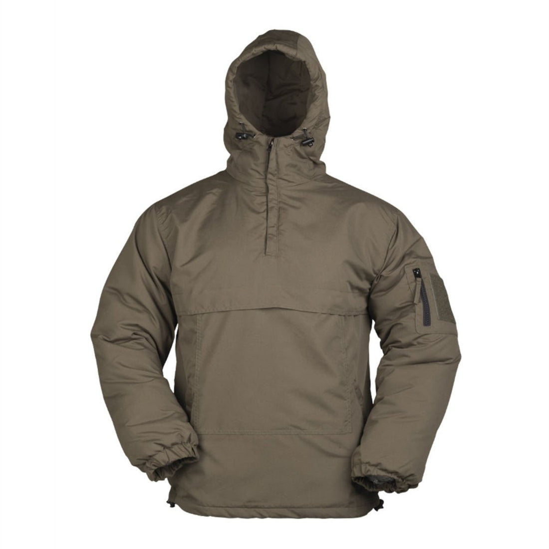 Mil-Tec Winter Combat Jacka Tactical Anorak Fleece Foder Vindtätt oliv
