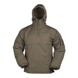 Mil-Tec Winter Combat Jacka Tactical Anorak Fleece Foder Vindtätt oliv