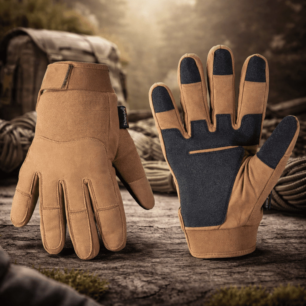 Mil-Tec Winter Tactical Gloves Thinsulate HiPora Water Resistant Cold Coyote