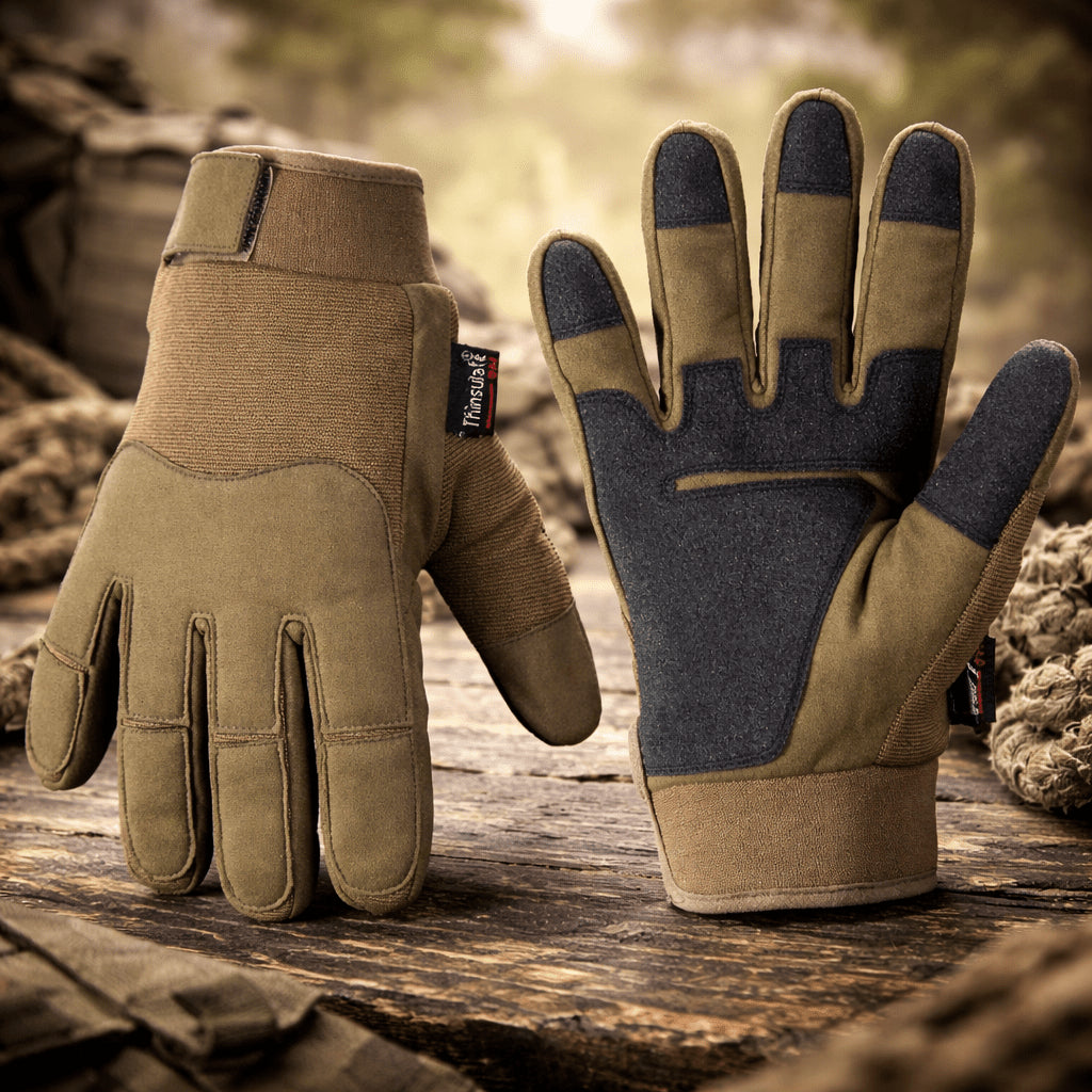 Mil-Tec Winter Tactical Gloves Thinsulate HiPora Vattentålig Cold Olive