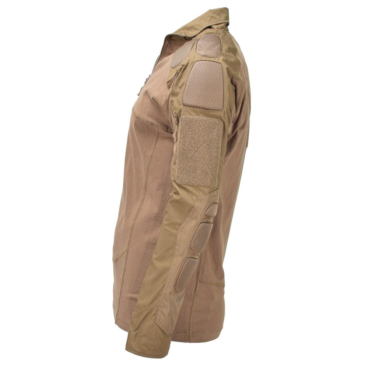 Mil-Tech Brand Military Style Troops Combat Shirts Dark Coyote Color BDU
