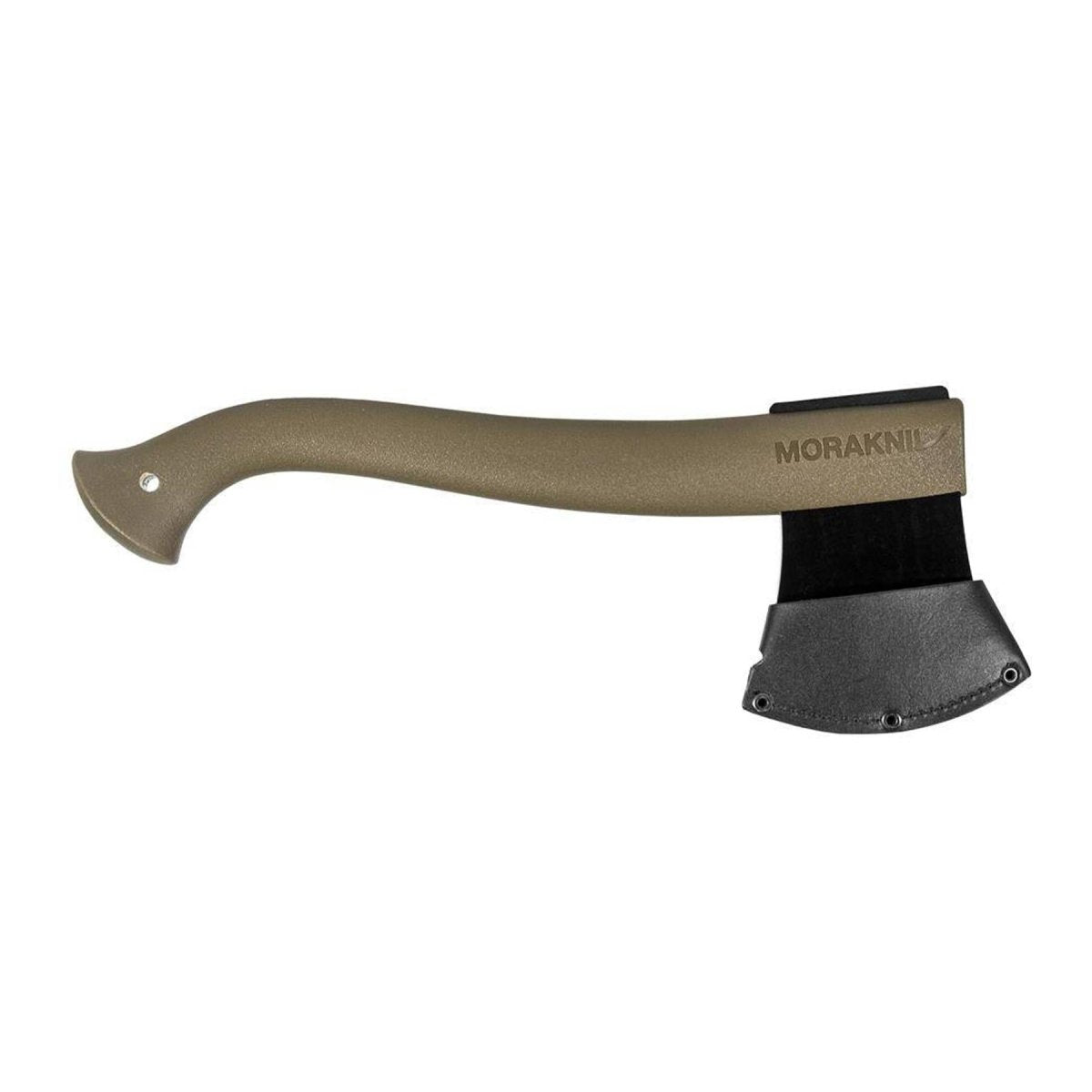 Morakniv Lightweight Ax 1991 Bushcraft Hatchet Boron Steel Head Leather mantel