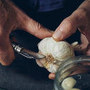 Opinel N°07 kastanj vitlök vikbar fickkniv 12C27 blad valnötshandtag