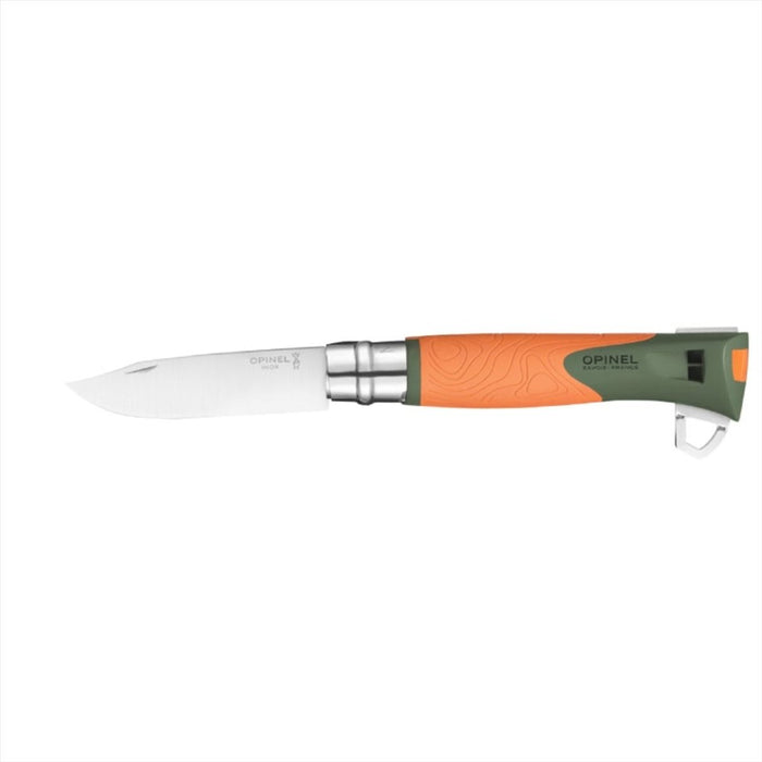 Opinel N°12 Explore Folding 10cm fickkniv 12C27 Rostfritt stålblad - GoMilitar