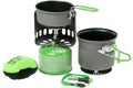 Optimus Electra Fe Cook System Gas Spis Camping Vandring Woods Burner Outdoor Pan