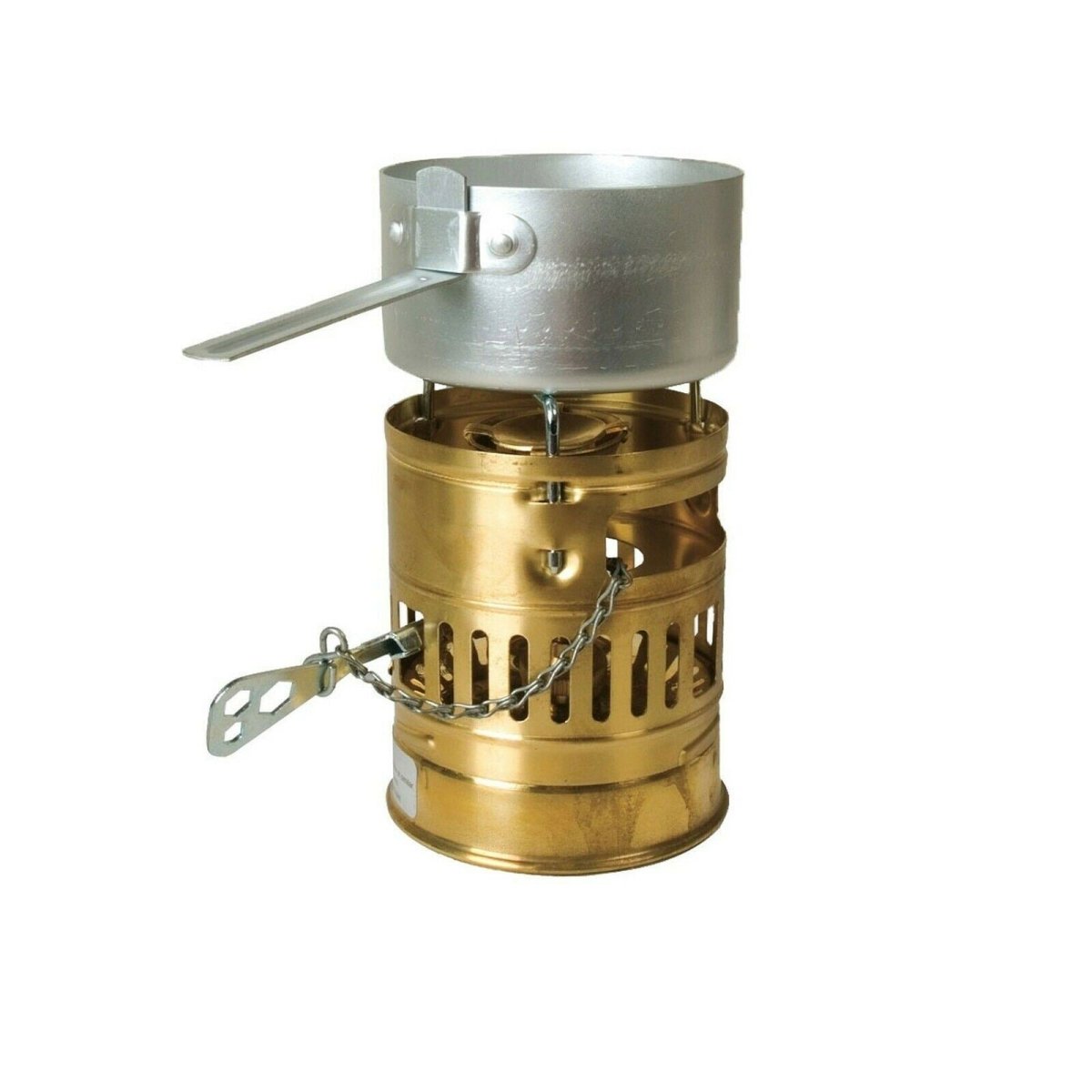 Optimus Svea Stove Classic White Gas Burner Light Benoline Solid mässing kan driva