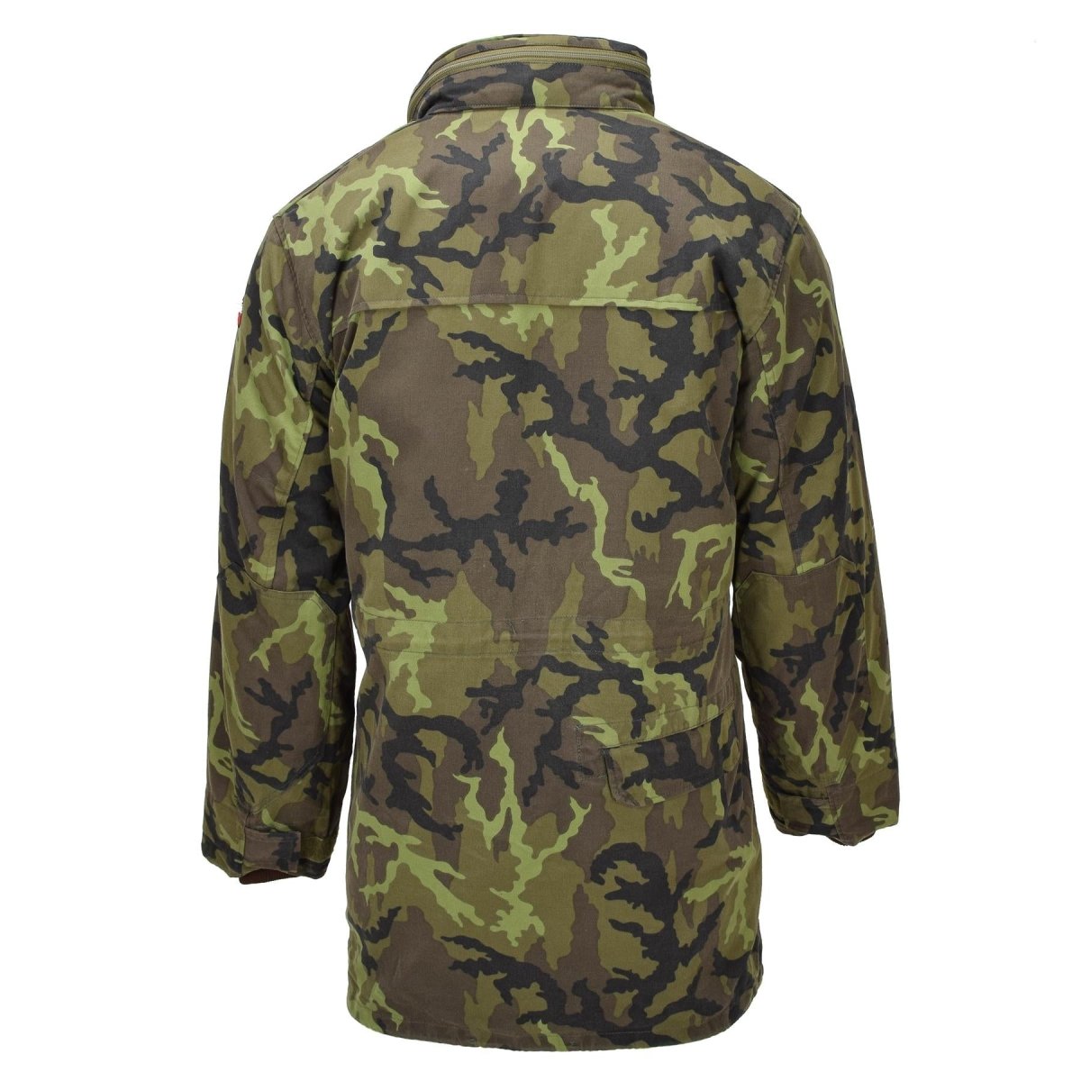 Ursprunglig tjeckisk militär parkajacka Linning Fuskpäls M95 Camouflage