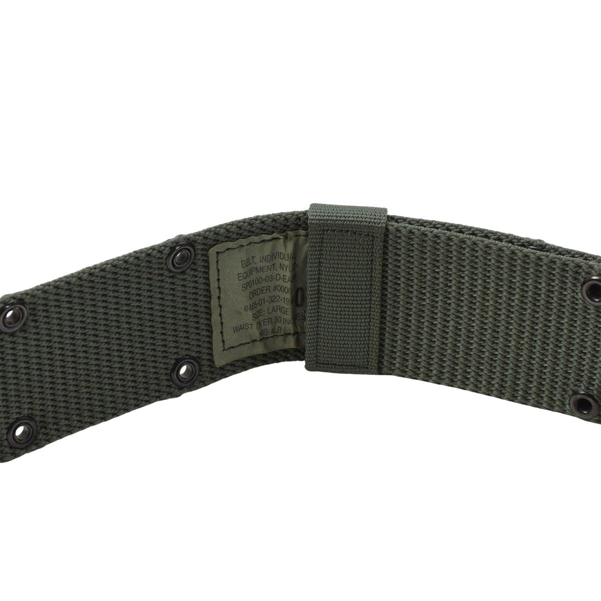 Original US Military Pistol Belt LC2 Hålkoppling Taktisk Nylon Olive